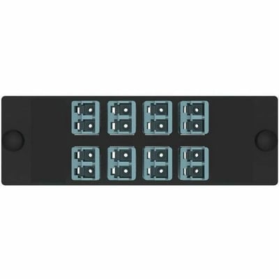 Panduit Opticom Keyed H-Aqua/Non-Keyed FAP, OM4, 8 LC Duplex