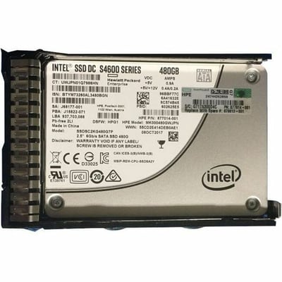 HPE Ingram Micro Sourcing 480 GB Solid State Drive - 2.5" Internal - SATA (SATA/600) - Mixed Use