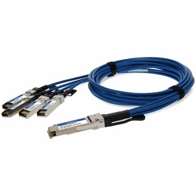 AddOn Cisco&reg; QSFP-H40G-CU2M to Intel&reg; XDACBL2M Compatible TAA Compliant 40GBase-CU QSFP+ to 4xSFP+ Direct Attach Cable (Passive Twinax, 2m)