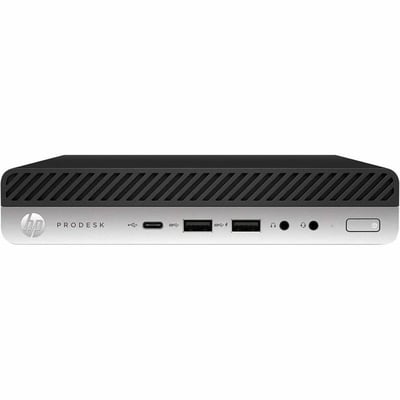 Joy Systems - HP ProDesk 600 G4 Desktop Computer - Intel Core i5 8th Gen i5-8500T - 16 GB - 256 GB SSD - Mini PC - Refurbished
