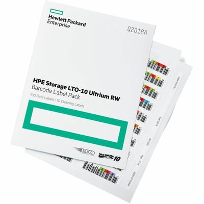 HPE LTO-10 RW BAR CODE LABEL PACK PL-7A