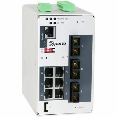 Perle IDS-509F3-C2MD2-SD40-XT - Industrial Managed Ethernet Switch
