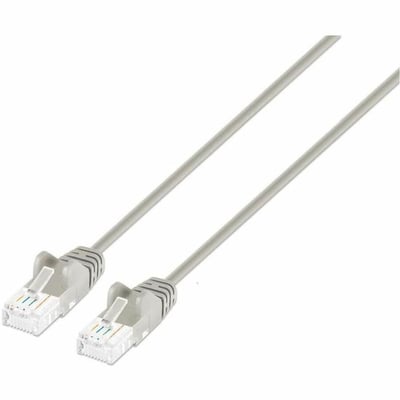 CAT6 U/UTP SLIM NETWORK PATCH CABLE, 5 FT., GRAY