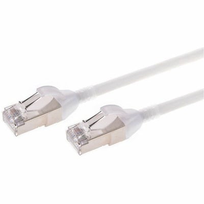 MONOPRICE SLIMRUN CAT6A ETHERNET PATCH CABLE - SNAGLESS_ DOUBLE SHIELDED_ COMPON