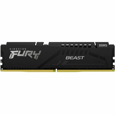 Kingston 64GB (4x16GB) DDR5 5600MT/s CL40 FURY Beast Black XMP
