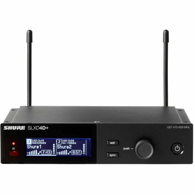 SHURE SLXD4D+=-G57 WIRELESS RECEIVER DUAL
