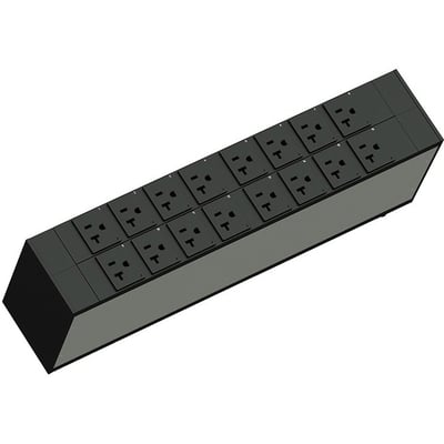 Legrand Rack PDU, Network Switched, ZeroU, 12A, 120V, (8) 5-20R, 5-15P Cord