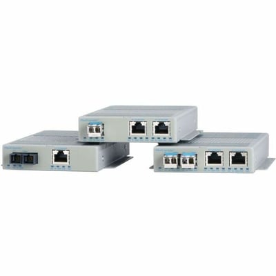 POE MEDIA CONVERTER 100W ST SM 1310 12KM US AC -40 TO 60C