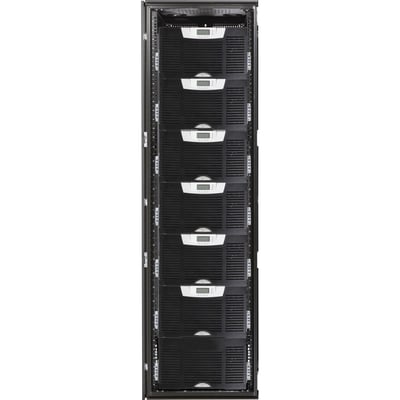 Eaton BladeUPS, 60 kVA, 60 kW, 208Y/120V, 180A, Black, Fixed connection, 2100 watts, 7160 BTU/hr (HE mode), 6000 watts, 20470 BTU/hr (Normal mode), (5) available communication slots