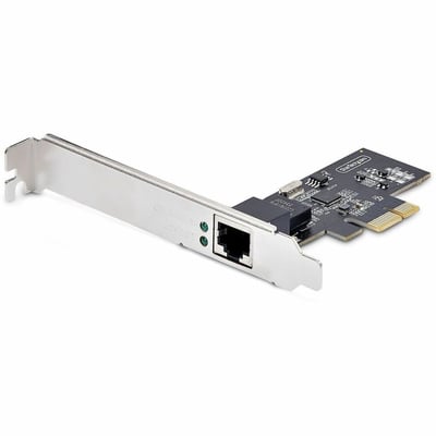 StarTech.com 1-Port 2.5G NBASE-T PCIe Network Card, Computer Network Interface Card, IntelI225-V; Single-Port Ethernet, Multi-Gigabit NIC