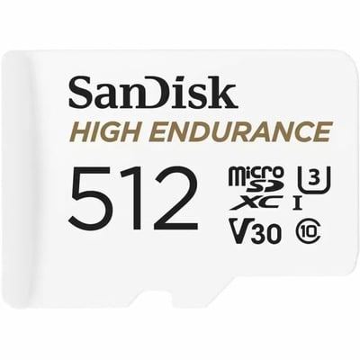 SANDISK HIGH ENDURANCE MICROSD CARD UHS-I 512GB MICROSD 100MB/S(R)