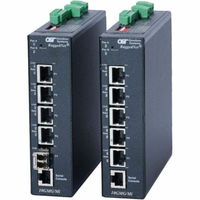 MULTI-GIGABIT SWITCH MANAGED 5 PORT SFP UPLINK -40-75C