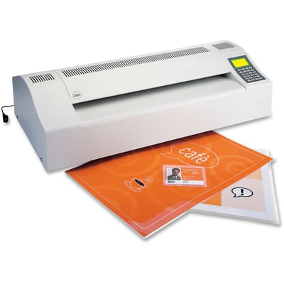 POUCH LAMINATOR - LAMINATING SPEED: 60 PER MINUTE, THICKNESS: UP TO 10 MIL, WARM