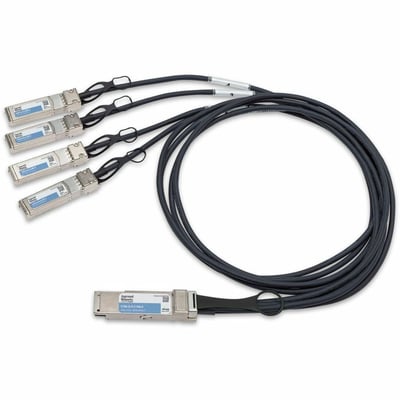 Approved Networks 40GBASE QSFP+ Passive DAC Cable (QSFP+ to 4 x SFP+) Breakout Cable