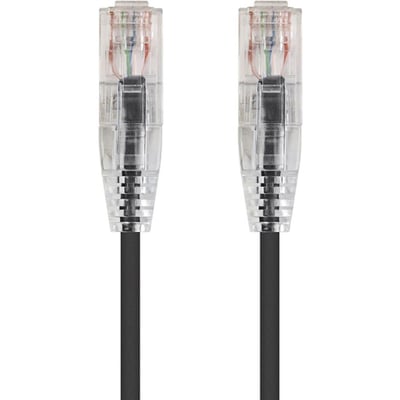 SLIMRUN  CAT6 UTP CABLE-14FT BLACK