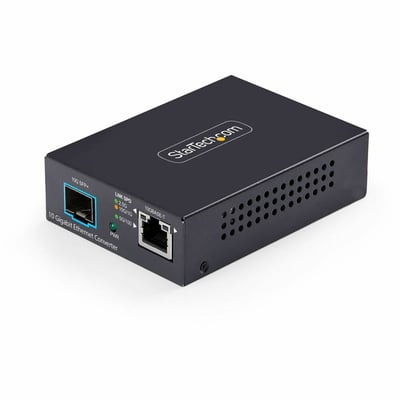 10GBE MULTI-GIGABIT OPEN SFP+ - FIBER MEDIA CONVERTER TAA