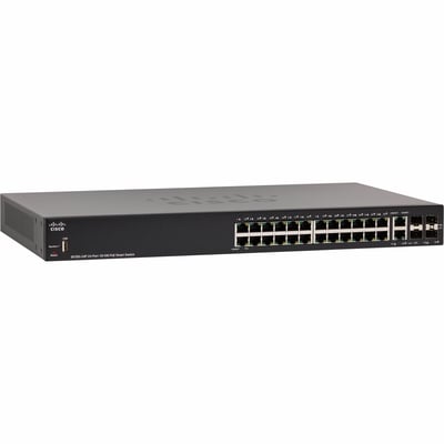 CISCO SF250-24P 24-PORT 10/100 POESMARTSWITCH REMANUFACTURED