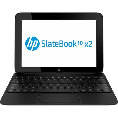 HP SlateBook x2 10-h000 10-h010nr 10.1" Touchscreen Detachable 2 in 1 Notebook - WUXGA - ARM Cortex A15 - 2 GB - 16 GB Flash Memory - Smoke Silver