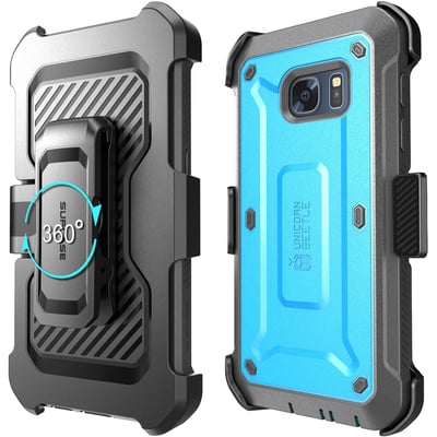 PHONE CASE - THERMOPLASTIC POLYURETHANE - BLUE - COMPATIBLE WITH SAMSUNG GALAXY
