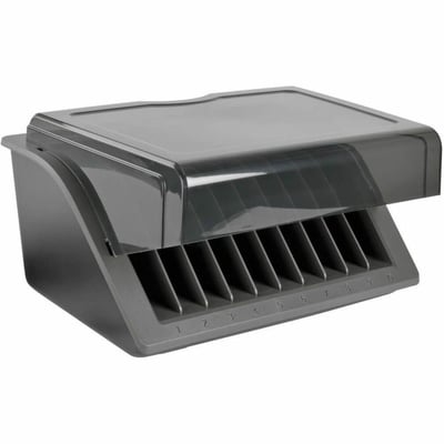 Tripp Lite by Eaton 10-Device Desktop AC Charging Station with Surge Protector for Tablets Laptops and E-Readers