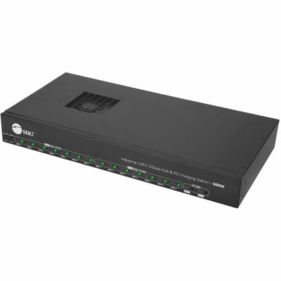 INDUSTRIAL USB-C 5GBPS HUB PD CHARGING STATION 600W