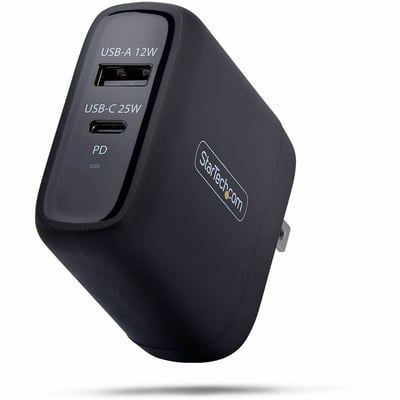 37W USB-C USB-A WALL CHARGER 25W USB-C PD/12W USB-A