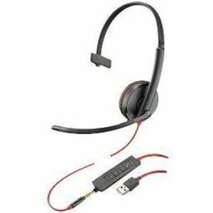 KIT POLY BLACKWIRE 3215 USB-A H ON-EAR MONO HEADSET - WIRED - USB-A