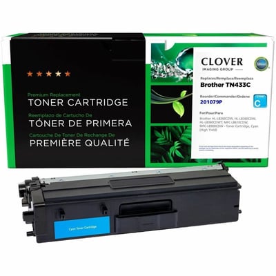 Clover Imaging Remanufactured High Yield Cyan Toner Cartridge for Brother TN433C