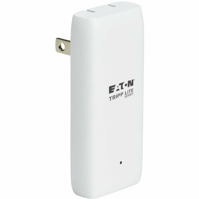 FLAT 1-PORT USB-C WALL CHARGER GAN TECH 20W PD 3.0 CHARGING WHITE