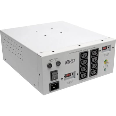 Tripp Lite by Eaton Isolator Series Dual-Voltage 115/230V 1800W 60601-1 Medical-Grade Isolation Transformer C20 Inlet 8 C13 Outlets