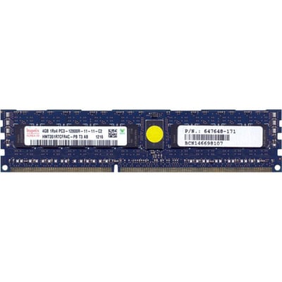 HP 4GB PC3-12800R-11, single-rank x4