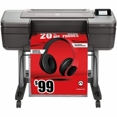 HP Designjet Z6 PostScript Inkjet Large Format Printer - 24" Print Width - Color