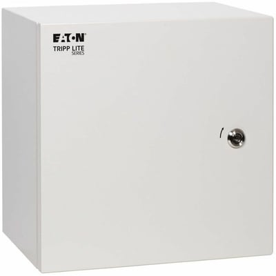 Tripp Lite by Eaton SmartRack Outdoor Industrial Enclosure with Lock - NEMA 4, Surface Mount, Metal Construction, 14 x 14 x 10 in., Gray