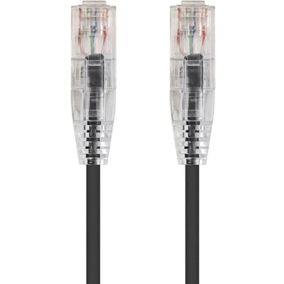 SLIMRUN  CAT6 UTP CABLE-1FT BLACK