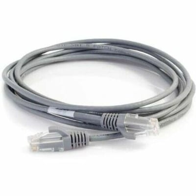 Quiktron Q-Series 28 AWG CAT6 Patch Cable, Gray, 1 FT