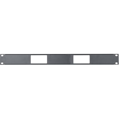 Middle Atlantic Panel, 1 RU, Accepts 2 Decora Devices