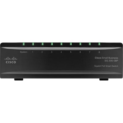Cisco SG200-08P Gigabit PoE Smart Switch