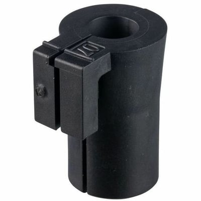 Panduit Cable Entry Grommet, Single, Small, 0.28"-0.31" , Black TPE, 12 PC