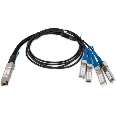 ENET Cisco Compatible QSFP-4SFP10G-CU5M TAA Compliant Functionally Identical QSFP+ to 4x SFP+ Breakout Direct-Attach Cable Passive 5m