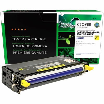 Clover Imaging Remanufactured High Yield Yellow Toner Cartridge for Dell 3130