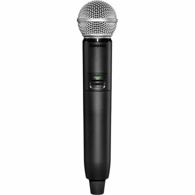 Shure GLXD2+/SM58 Digital Wireless Dual Band Handheld Transmitter with SM58 Vocal Mic