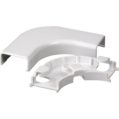 Wiremold Uniduct 2800 Series Radiused Flat Elbow Fitting