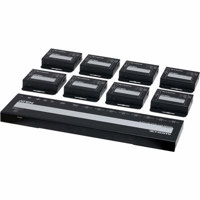 8PORT 4K HDMI CAT6 SPLITTER WITH 8 RECEIVERS