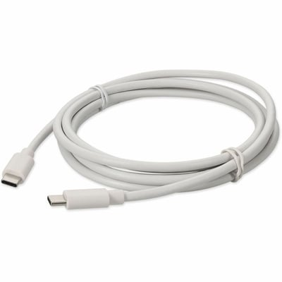 2M USB 3.1(C) M/M WHITE CABLE 10GBPS