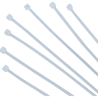 100PC 7.5IN NYLON CABLE TIES CABLE MANAGEMENT 40LB STRENGTH