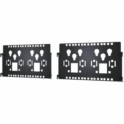 APC NetShelter Cable Management, Connector Accessory Bracket, for 12" Wide double-sided Vertical Cable Manager, Set of 2