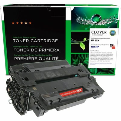 Clover Imaging Remanufactured High Yield MICR Toner Cartridge for HP CE255X, TROY 02-81601-001