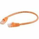 Quiktron Q-Series Patch Cords, CAT6, Non-Booted, Orange, 10 FT