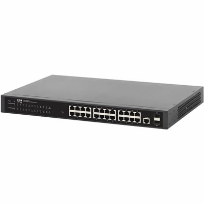24-PORT MANAGED GIGABIT ETHERNE T SWITCH - LAYER 2 1 GBPS 2X GBE