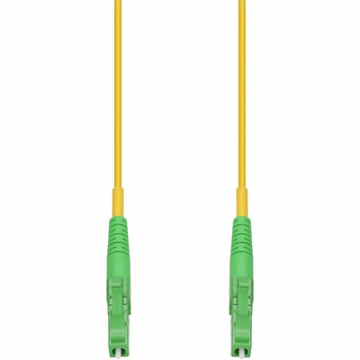 AddOn 2m ALC to ALC Yellow OS2 Simplex OFNR (Riser-Rated) SMF Fiber Patch Cable